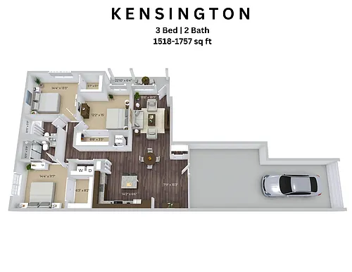 Floor plan Kensington