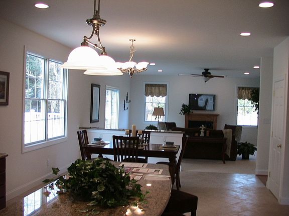 Kitchen view of Family Room