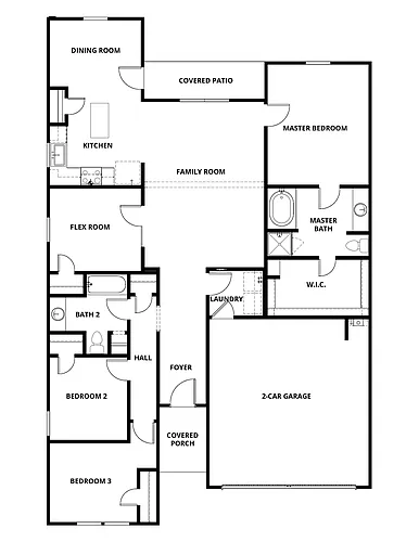 Floor plan Ranch