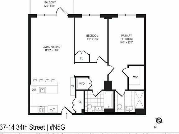 2nd image of 37-14 34th Ave Unit N5g