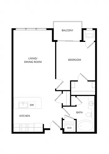 Floor plan B1 1X1