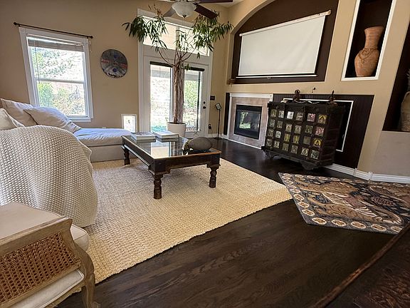 Main Floor living room with access to back patio