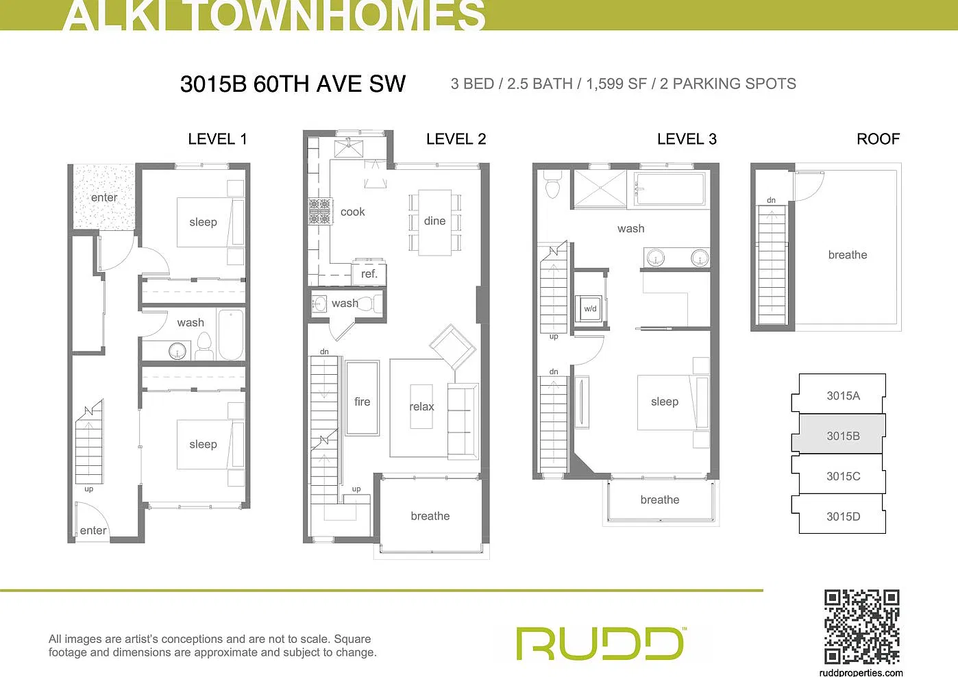 3-Bedroom Alki Townhome — Photo 2