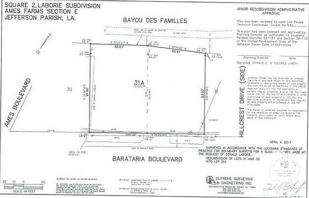 2nd image of LOT 31A-SQ2 Barataria Blvd