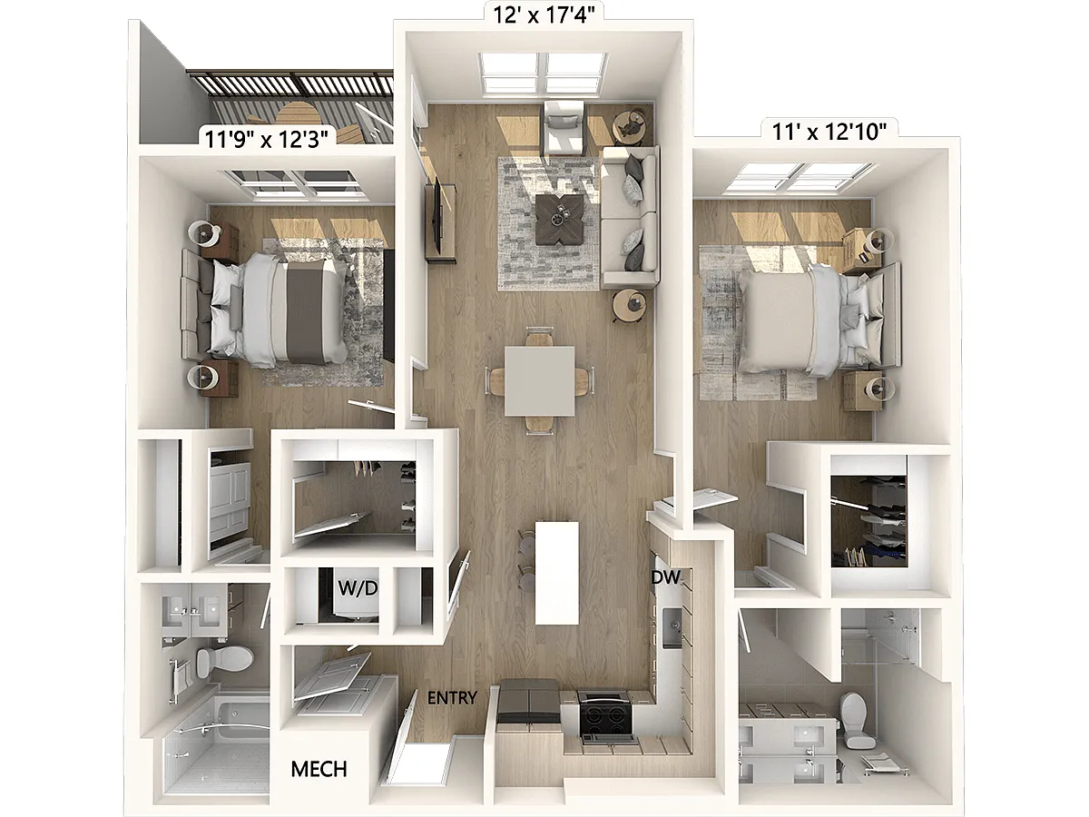 Floor plan B1 - Design Collection II