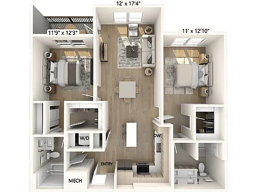 Floor plan B1 - Design Collection II