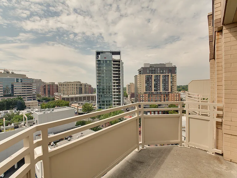 Large, south facing private balcony. Top floor so nobody above you.