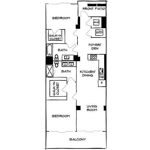 Floor plan The Park 2G