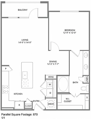 Floor plan A18