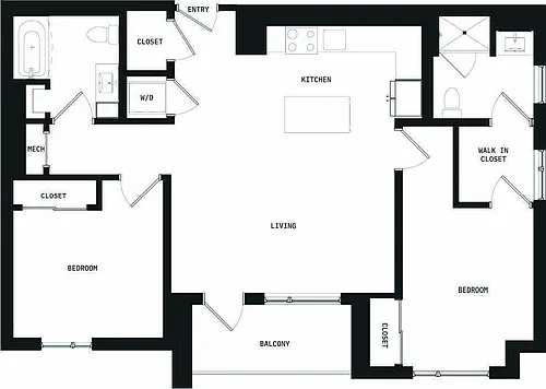 Floor plan B8