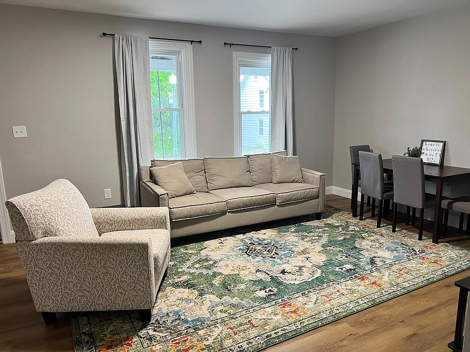 Large, airy living room with large windows