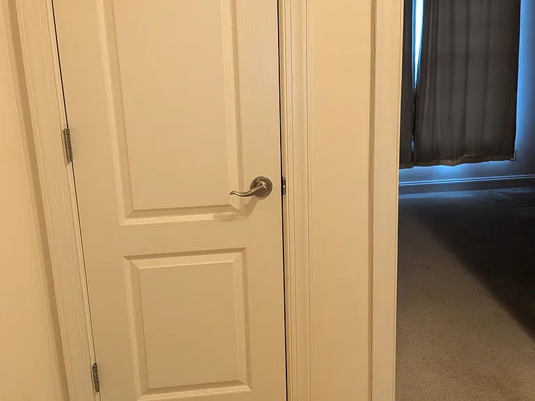 closet at top of stairs
