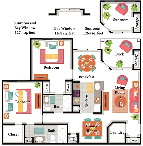 Floor plan 2X2