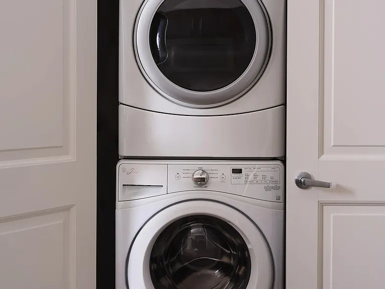 Each apartment at The Metropolitan at 40 Park includes an in-home washer and dryer.