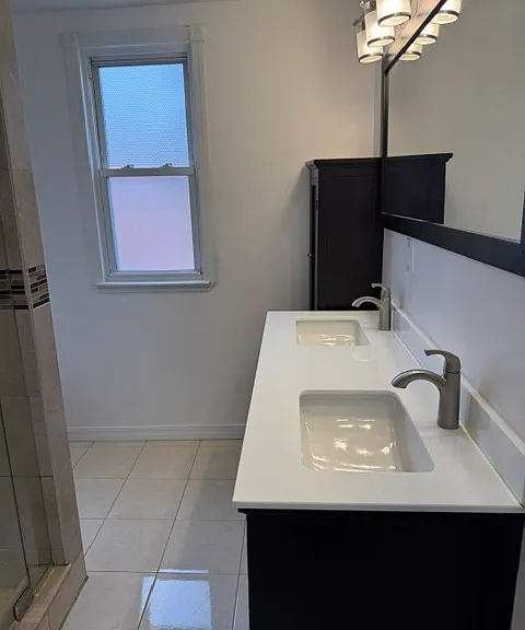 Jack-n-Jill Bathroom Double Sinks