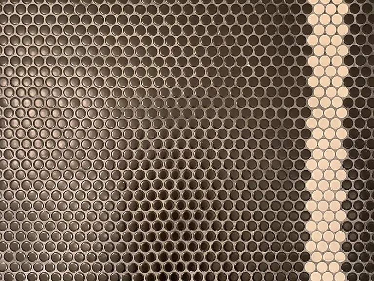 Bathroom floor tile work