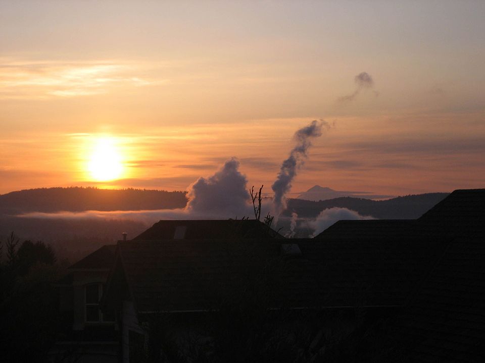 Mt Hood sunrise view