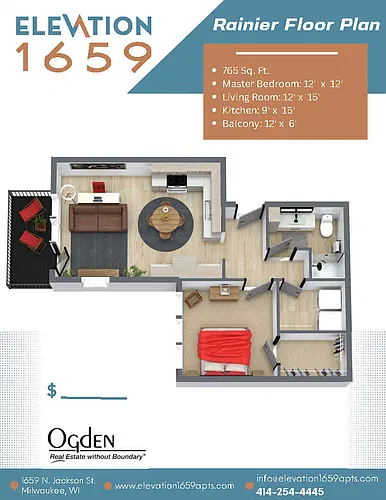 Floor plan The Rainier
