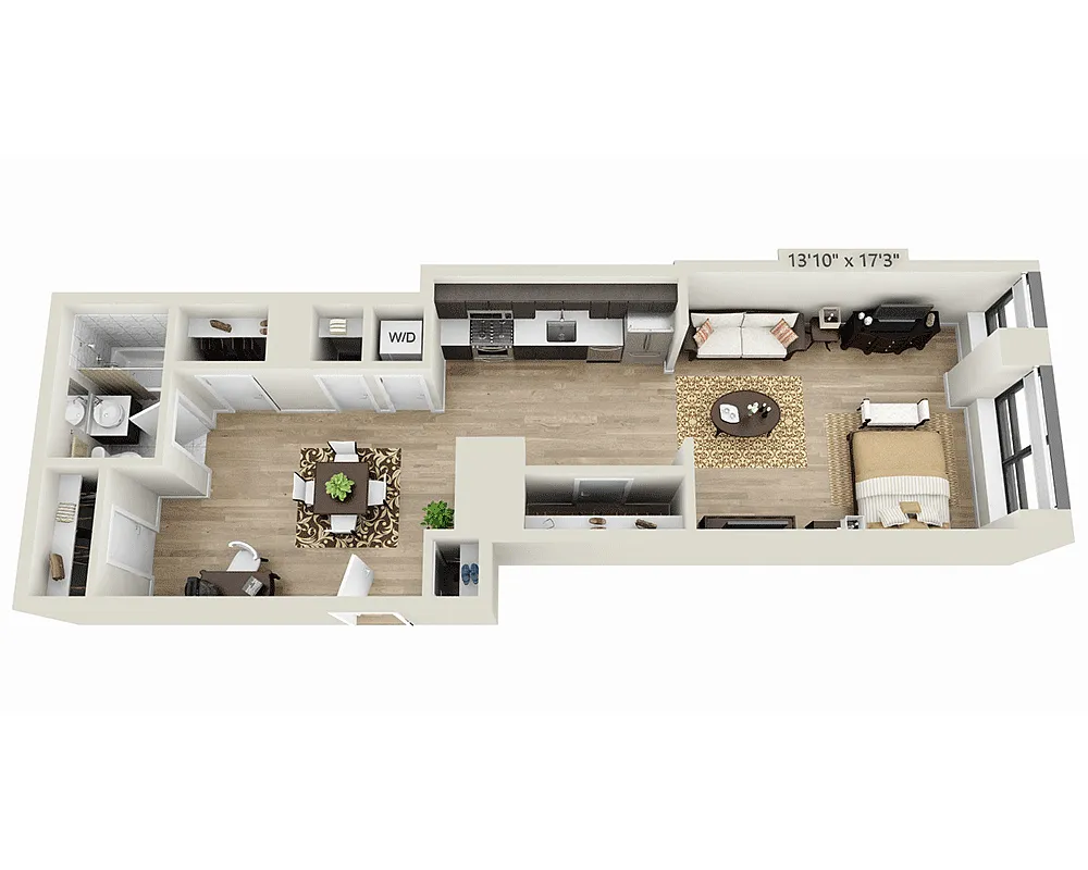 Floor plan Studio E1YQ
