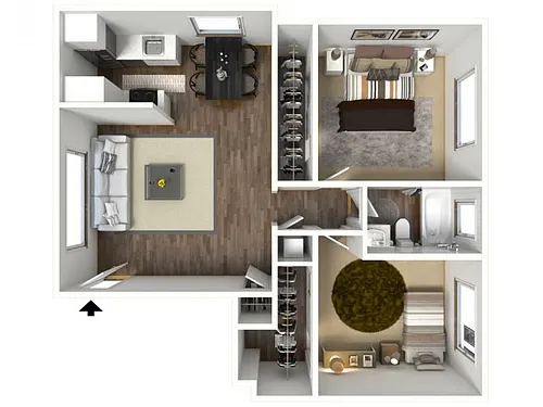 Floor plan 2X1 B