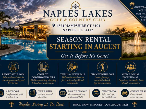 4874 Hampshire Ct APT 104, Naples, FL 34112