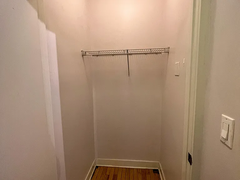 Entry coat closet. Deeper than standard coat closet