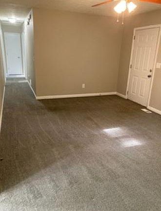 Living Room and Hallway with Closet