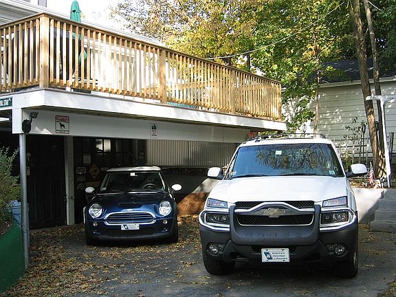 Carport and 2 car Garage