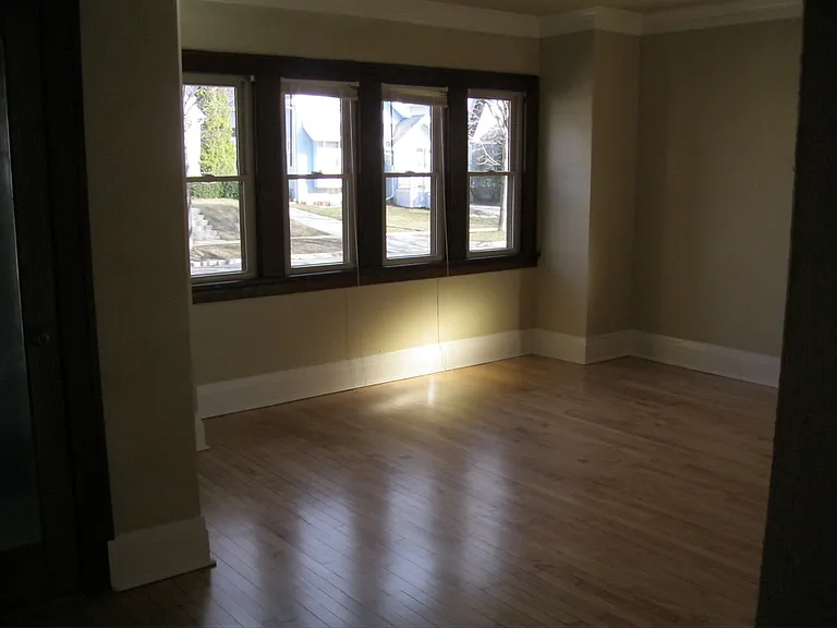 Looking from living room back to dining room.