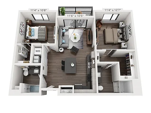 Floor plan Eliot 2.1