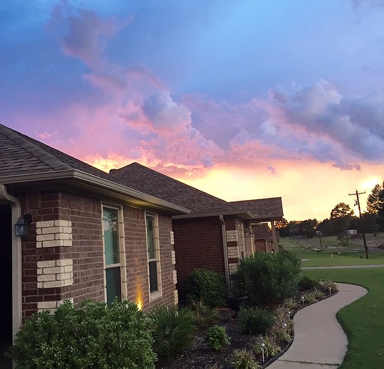 Sunset at 436 Karabeth