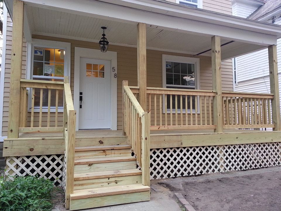 New front porch.