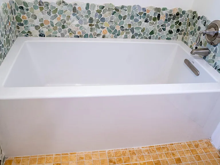 separate large bathtub