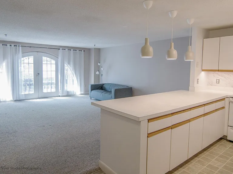 Kitchen and Living Room - View from the Entry