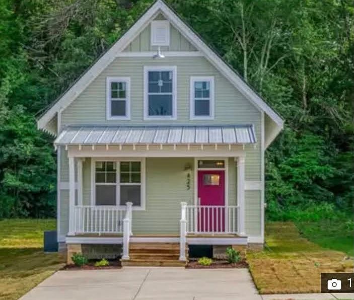 2 parking spots in front of house