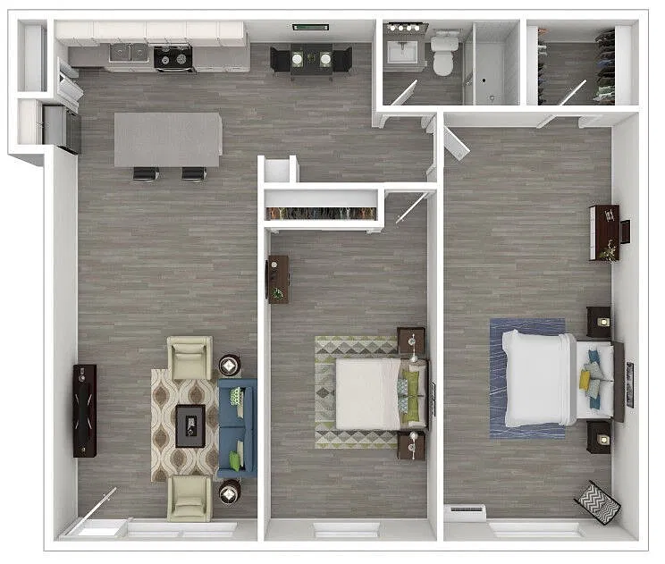 Floor plan 2 Bedroom