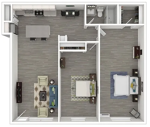 Floor plan 2 Bedroom
