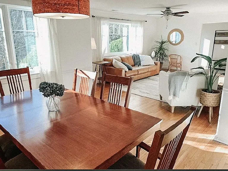 View from Dining into Living Room