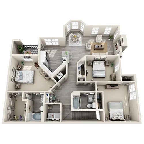 Floor plan White Oak Upper