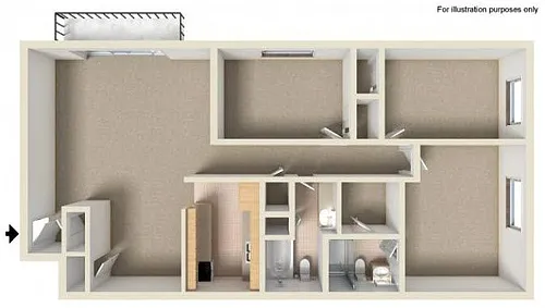 Floor plan 3A