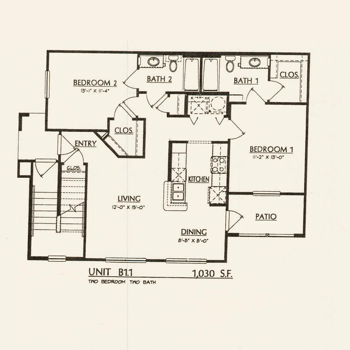 Floor plan B1