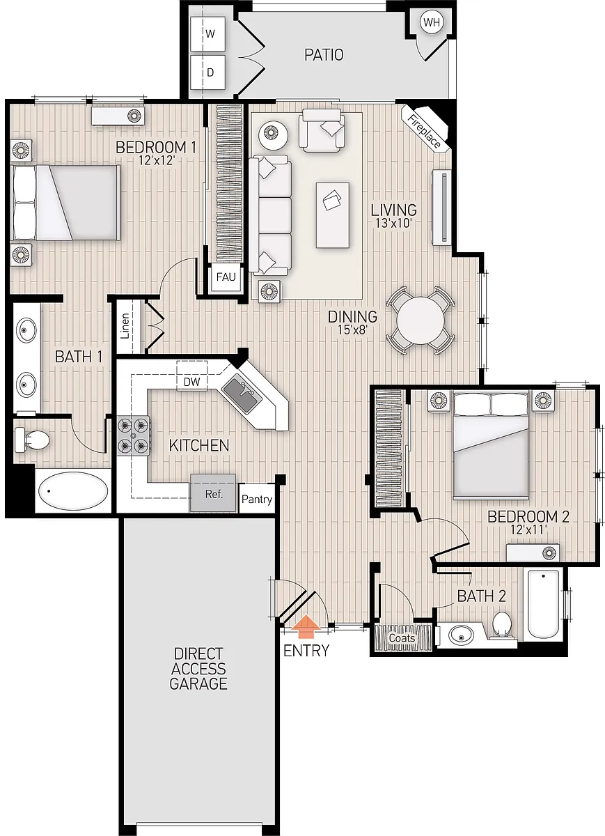 Floor plan Plan H