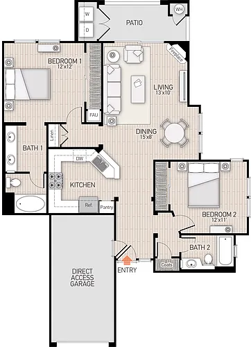 Floor plan Plan H