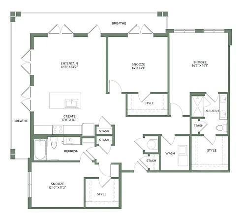 Floor plan C3