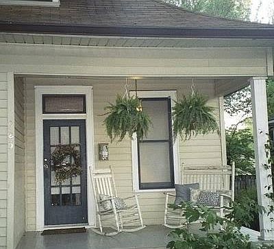 This is the entrance to the other side of the duplex which is occupied.