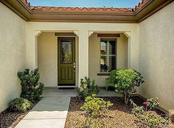 Front Courtyard with covered porch.