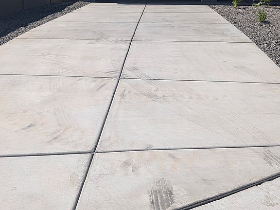 Large driveway