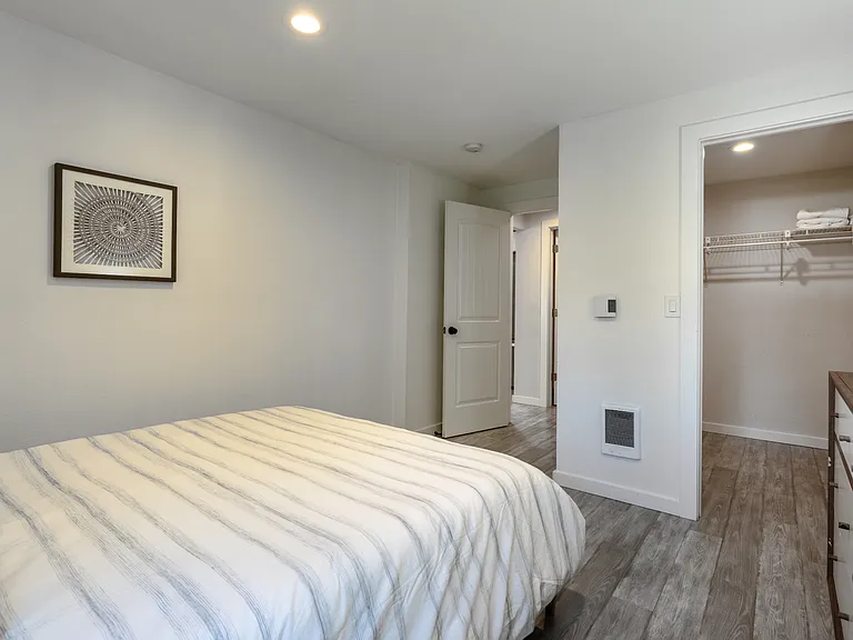 Walk in close in primary bedroom