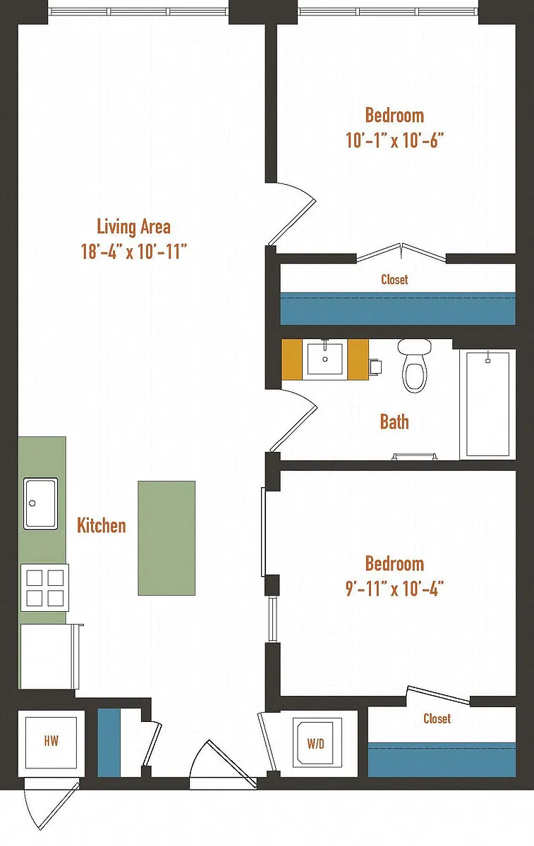 Floor plan JR 2C