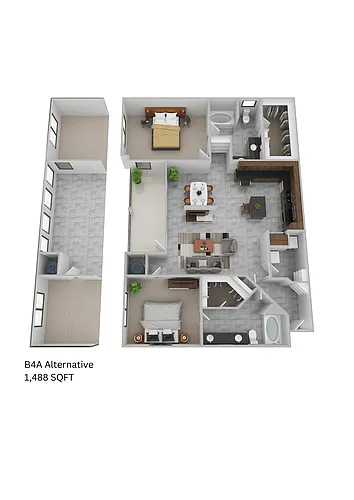 Floor plan B4A